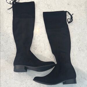 A NEW DAY Black Faux Sueded Over the Knee Boots - NEVER WORN